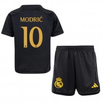 Dječji Nogometni Dres Real Madrid Luka Modric #10 Rezervni 2023-24 Kratak Rukav (+ Kratke hlače)